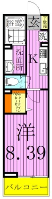 ボナール北綾瀬  間取り図