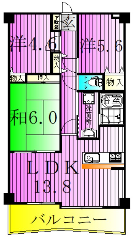 ラフィーネ 間取り図