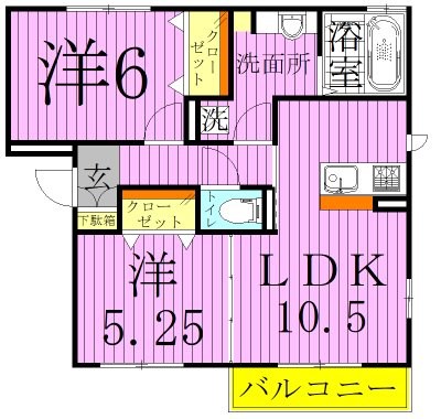 ローテンブルク 間取り図