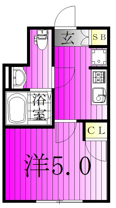 SQK 302号室 間取り