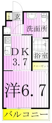 アーバンパーク六町 間取り