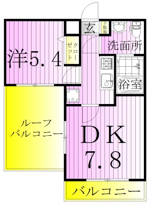 アーバンパーク六町 間取り図