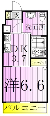 アーバンパーク六町 間取り図