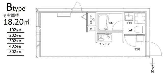 Ludens五反野FR 間取り図