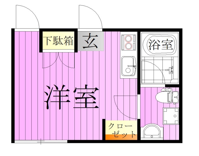 Ludens五反野FR 間取り図