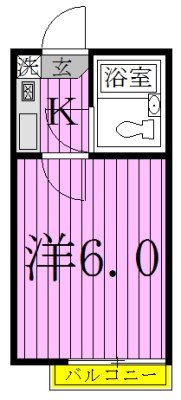 ハイムプリマヴェーラ（栗原） 間取り図
