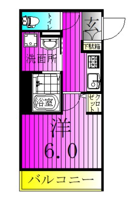 robot home 根本A 105号室 間取り