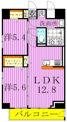 グランジュテ2 間取り図