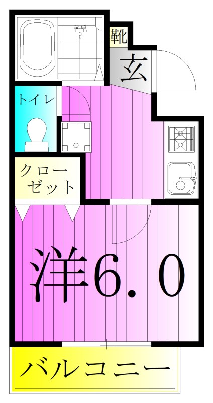 ローズアレイ  間取り図