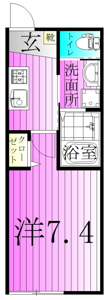 k1 apartments 間取り図