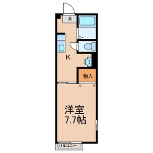 グレイスＫ 201号室 間取り