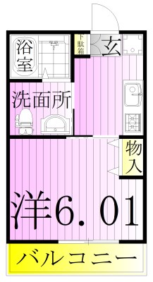 NSGATE谷在家 間取り図