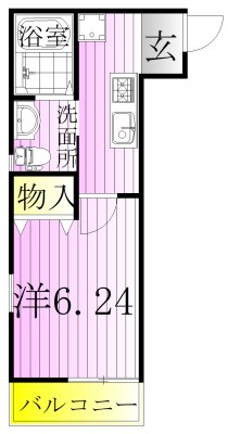 NSGATE谷在家 間取り図