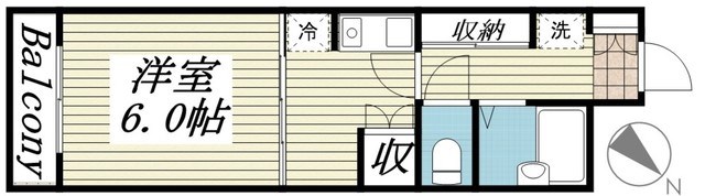 ロイヤルクレセント  間取り図