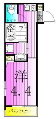 MELDIA舎人Ⅱ 間取り図