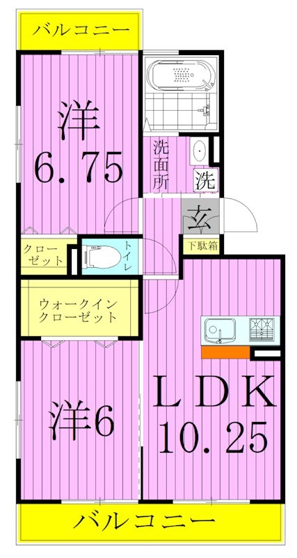 ベルウィル・メゾン 間取り図