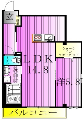フォレスト　ベベ 間取り図