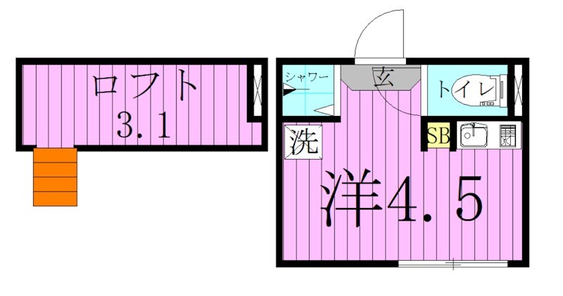 メゾン千住カルム 間取り図