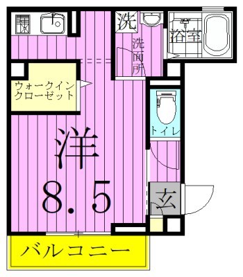 ルミエールⅡ 間取り図