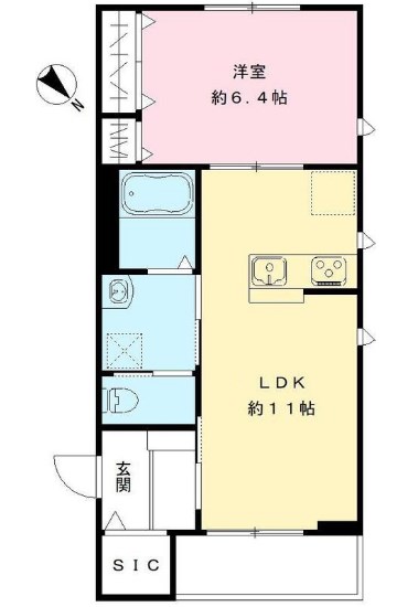Shin Prana　シンプラーナ 207号室 間取り
