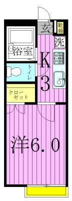 アソシア　レジデンス 間取り図