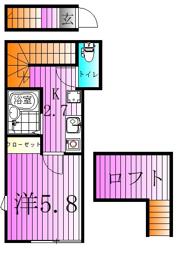 スターライト竹ノ塚 間取り図