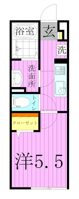 グレイス高野2  間取り図