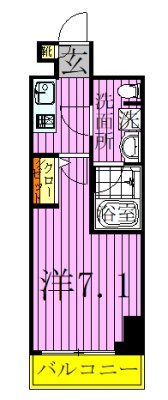 スプレスター綾瀬  間取り図
