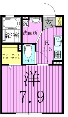 セジュール 間取り図