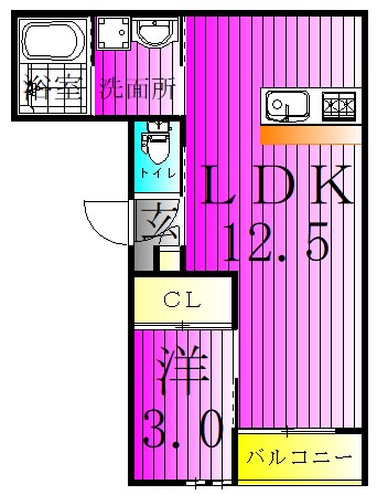 REGALEST豊四季駅前 101号室 間取り