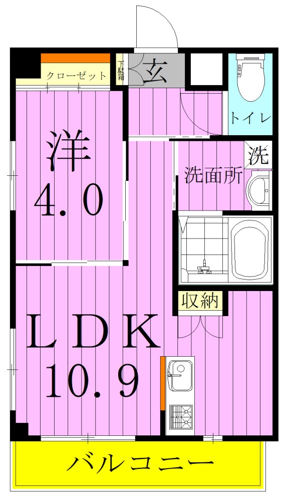 ヴェルドミールⅡ 間取り