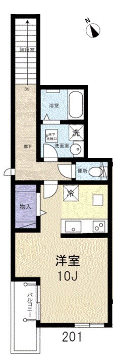 デル・ソーレビル 間取り図