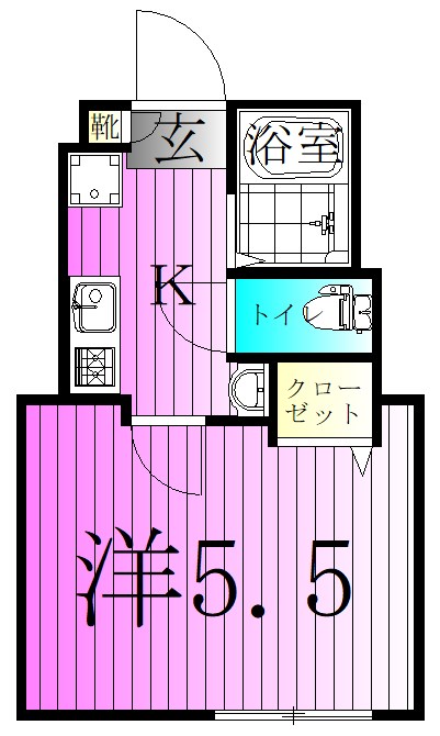 グランクオール千住仲町 間取り図