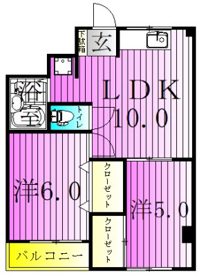 アイビーハイツ 間取り図