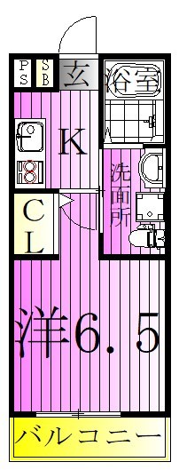 エストゥルース亀有 間取り図