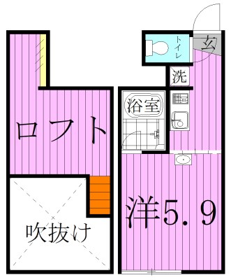ル・レーヴ亀有 間取り図