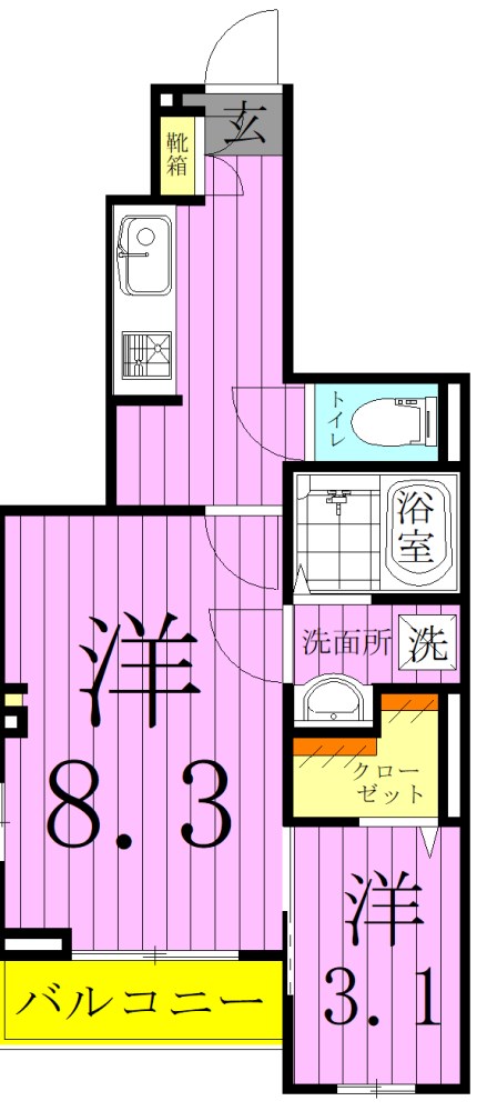 MSC　Ｇarden  間取り図