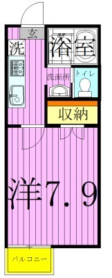 フォレストパークＡ 間取り図