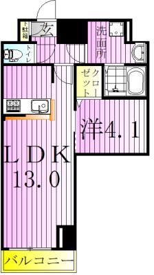 アルファコート北綾瀬2 間取り図