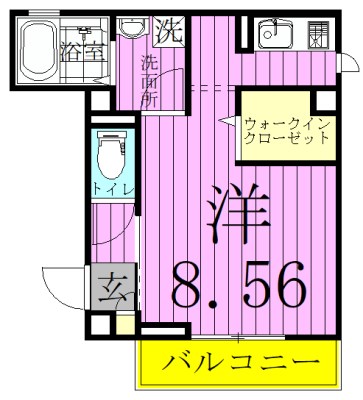 ルミエールⅡ 間取り図