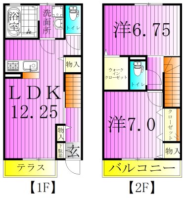センターハウス　A棟 間取り図