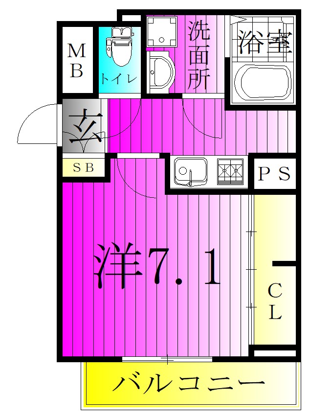 ル・リアン柏の葉Ⅱ 304号室 間取り