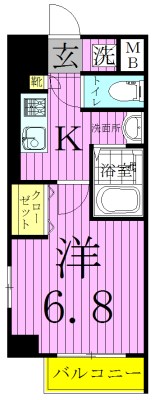 ＷＡＶＥ西新井 間取り図