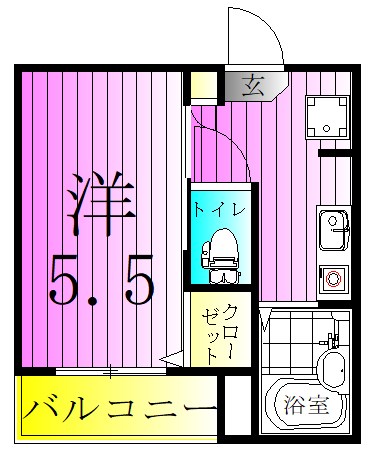 MELDIA亀有Ⅲ 間取り図