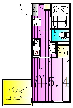 MELDIA亀有Ⅲ 間取り図