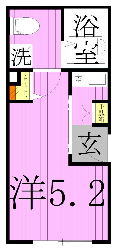 Ｔ－ｆｌａｔ綾瀬 間取り図