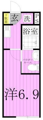 grandir西新井大師 間取り図