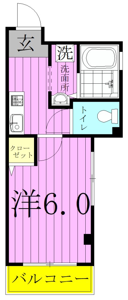 アザレ千住 間取り図