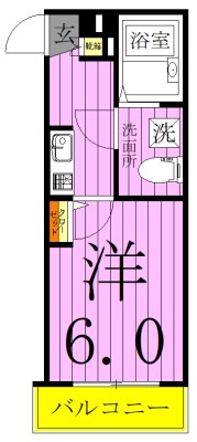 ECLAS北千住 間取り図