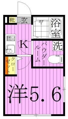 ellie梅島(エリーウメジマ) 間取り図